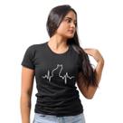 Camiseta Feminina Baby Look Gato Techmalhas confortavel casual