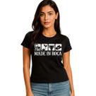 Camiseta Feminina Baby Look Made In Roça Novidade Imperdível