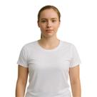 Camiseta Feminina Básica Poliéster Lisa Tradicional Treino