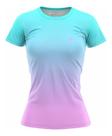 Camiseta Feminina Blusa Academia Treino Fitness Proteção Uv