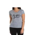 Camiseta Feminina Blusinha Baby Look Algodão Fé Amor Esperança