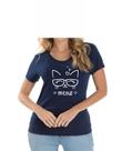 Camiseta Feminina Blusinha Baby Look Miow 100%algodão