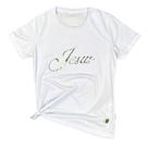 Camiseta Feminina Branca Jesus dourado Camiseta Feminina Branca Jesus dourado
