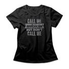 Camiseta Feminina Call Me Antisocial