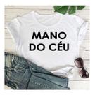 Camiseta Feminina Camisa Branca Casual Mulher Frases Moda