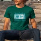 Camiseta Feminina Camisa Estampa Saudade Desses Olhos Casual Confortável Moderna Versátil Dia a Dia