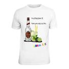 Camiseta Feminina Carnaval Uma caipirinha por favor Várias Estampas Memes Brasil Unissex