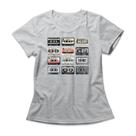 Camiseta Feminina Cassette Tapes Camiseta Feminina Cassette Tapes
