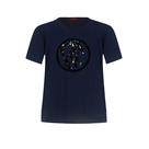 Camiseta Feminina Casual de Verão com Lantejoulas - Manga Curta - Marca de Luxo