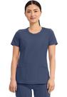 Camiseta feminina Cherokee Infinity com gola redonda azul marinho M Camiseta feminina Cherokee Infinity com gola redonda azul marinho M