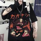 Camiseta Feminina Com Estampa De Desenho Engraçado Anime Hayao Totoro Miyazaki Totoro