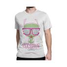 Camiseta Feminina Com Estampa Fofa, Gola Redonda, Manga Curta, Roupa Com Padrão Y2K, Camiseta Super