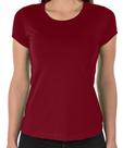 Camiseta Feminina de Algodão Premium Bordô - Conforto e Estilo
