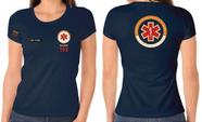 Camiseta Feminina de Algodão Profissional Samu com Bordado Personalizado