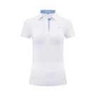 Camiseta Feminina De Golfe De Verão De Secagem Rápida E Respirável Com Manga Curta, Ajuste Slim,