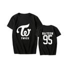 Camiseta Feminina De Manga Curta TWICE Concert T-shirt Lin Nilian MOMO Zhou Tzuyu Mina Trend