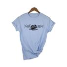 Camiseta Feminina De Verão Com Estampa De Alfabeto, Gola Redonda, Manga Curta, Marca De Luxo, Camiseta Feminina De Verão Com Estampa De Alfabeto, Gola Redonda, Manga Curta, Marca De Luxo,