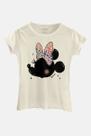 Camiseta Feminina Disney Minnie Laço Camiseta Feminina Disney Minnie Laço