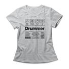 Camiseta Feminina Drummer Studio Geek