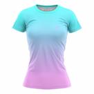 Camiseta Feminina Efect Azul Lilás