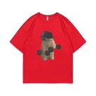 Camiseta Feminina Engraçada Com Estampa De Meme De Gato Para Academia, Casual, Verão, Fitness, Pump