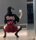 Camiseta Feminina Esportiva Solta Estilo Harajuku Latte Fitness Manga Curta 2025 Bestseller Camiseta Feminina Esportiva Solta Estilo Harajuku Latte Fitness Manga Curta 2025 Bestseller