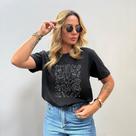 Camiseta Feminina Estampa Elementos Enfermaria 493 Look Dia a Dia Festa Lazer Viagem