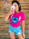 Camiseta Feminina Estampada T-shirt Personagens