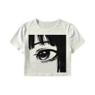 Camiseta Feminina Estilo Retro Hip-Hop Y2K, Top Versátil Para Primavera E Verão, Estilo Coreano