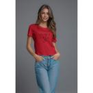 Camiseta feminina frase A vida é hoje blusa casual look moderno moda tendência feminina básica