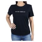 Camiseta Feminina Gatos e Atos MC Preta - G2405