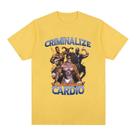 Camiseta Feminina Grande Retrô Estilo Hip Hop Para Academia E Fitness, Manga Curta, Moda
