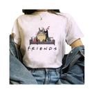 Camiseta Feminina Harajuku Miyazaki Hayao Kawaii Totoro Studio Ghibli Com Estampa De Anime Fofa Camiseta Feminina Harajuku Miyazaki Hayao Kawaii Totoro Studio Ghibli Com Estampa De Anime Fofa
