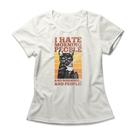 Camiseta Feminina Hate Morning People Camiseta Feminina Hate Morning People