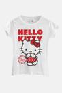 Camiseta Feminina Hello Kitty Say Hello To Me Camiseta Feminina Hello Kitty Say Hello To Me