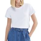 Camiseta Feminina Hering Slim MC Branca - 0241