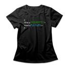 Camiseta Feminina I'm A Programmer Camiseta Feminina I'm A Programmer