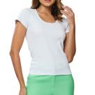 Camiseta Feminina Infini Canelada Branca - 34458