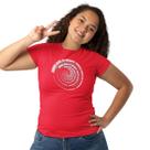 Camiseta Feminina Jamais Deixe de Sonhar Frase Inspiração