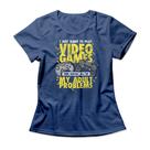 Camiseta Feminina Just Play Videogames Camiseta Feminina Just Play Videogames