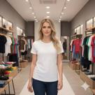 Camiseta Feminina Kit 10 peças Blusinha Baby Look Poliester Sublimação Estampada