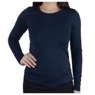 Camiseta Feminina Lezi Térmica ML Azul Marinho - 50076