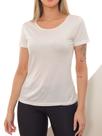 Camiseta Feminina Lisa Básica Branca
