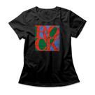 Camiseta Feminina Love Rock Studio Geek Camiseta Feminina Love Rock Studio Geek
