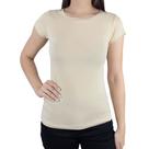 Camiseta Feminina LZT Baby Look Bege Capuccino - 578