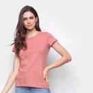 Camiseta feminina Malwee rosê