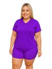 Camiseta Feminina Manga Curta Dryfit Fitness Academia Plus Size