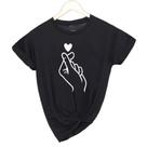 Camiseta Feminina Mão Coreana Dorama