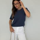 Camiseta Feminina Marinho Personalizada