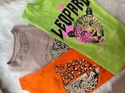 Camiseta feminina Moda Tai Lyon leopard